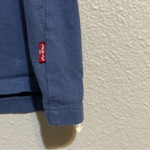 Levi’s purple cropped boxy fit short sleeve floral graphic tshirt size XL - Picture 5 of 6